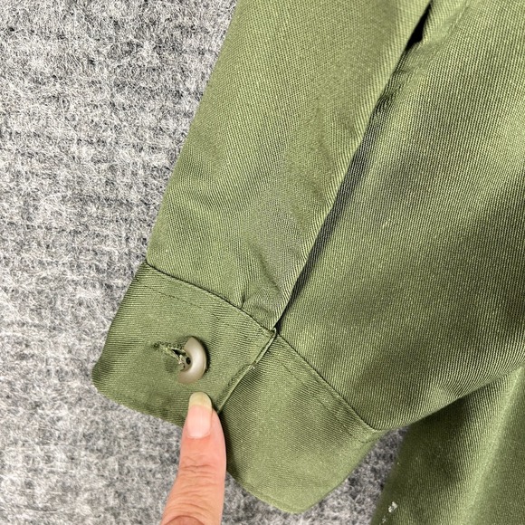 Vietnam Era US Navy Shirt Mens 16.5x32 Vintage Utility Militarycore Workwear - Picture 5 of 8